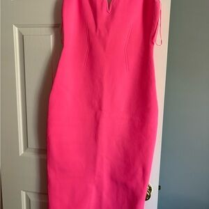 Express Vibrant Pink Midi Dress